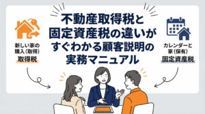 不動産取得税と固定資産税の違いがすぐわかる顧客説明の実務マニュアル